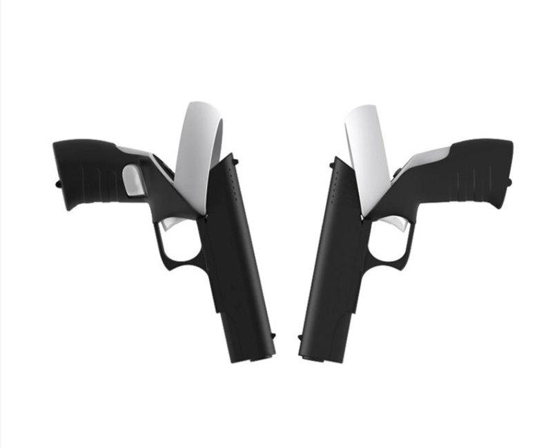 오큘러스 퀘스트 2 용 총 스톡, 슬링 VR 게임 컨트롤러 포함, 향상된 FPS 게임 경험, 퀘스트 2 액세서리 총 스톡 세트