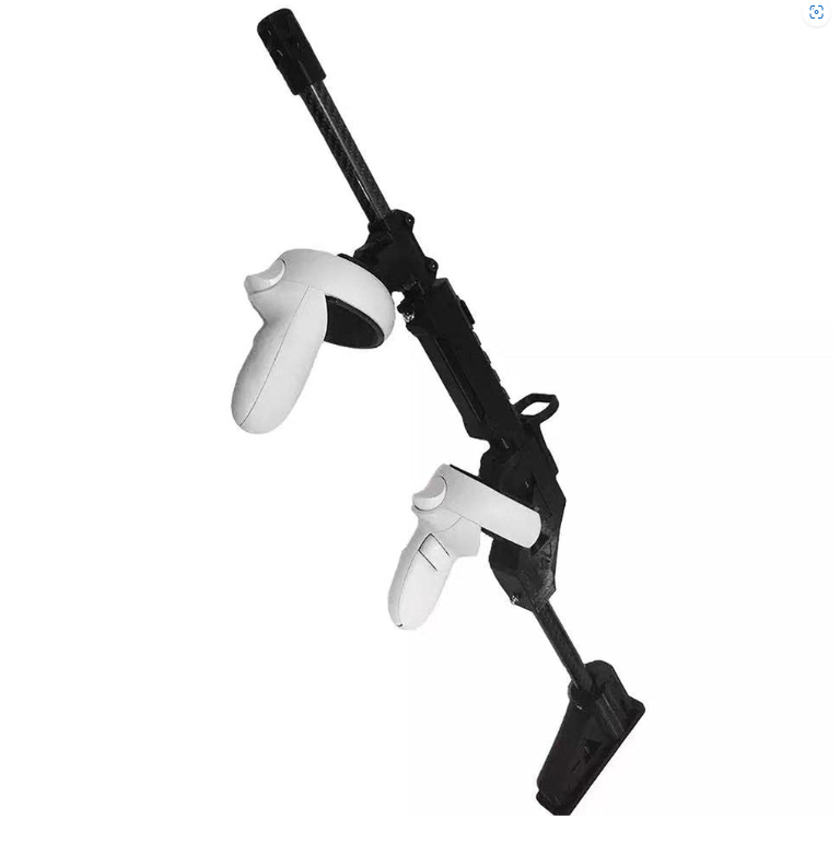 오큘러스 퀘스트 2 용 총 스톡, 슬링 VR 게임 컨트롤러 포함, 향상된 FPS 게임 경험, 퀘스트 2 액세서리 총 스톡 세트