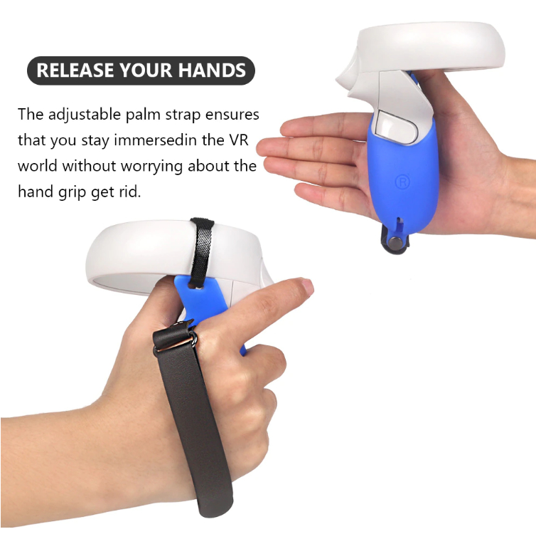 신제품 Oculus Quest 2 VR 터치 컨트롤러용 보호 커버, 실리콘 커버 스킨 핸들 그립, 오큘러스 퀘스트 2 용 액세서리